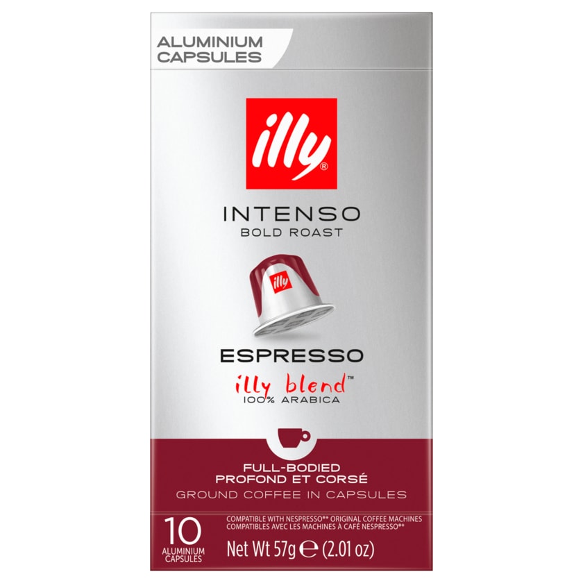 illy Intenso Bold Roast Espresso 57g, 10 Kaffeekapseln